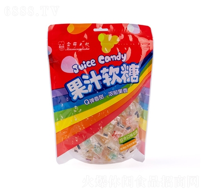 伽鴻酸沙爆漿軟糖果汁混