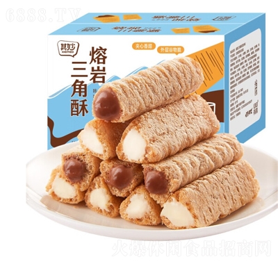 其妙熔巖三角酥牛奶巧克