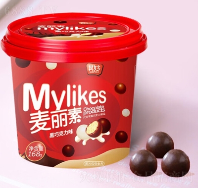其妙麥麗素巧克力豆桶裝
