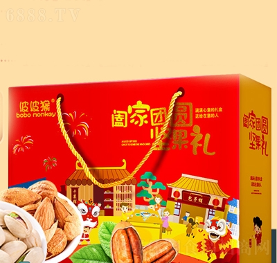 波波猴14袋裝堅(jiān)果禮盒