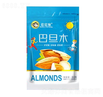 波波猴巴旦木休閑追劇零