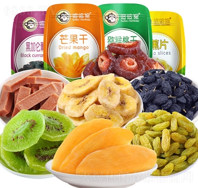 波波猴果干蜜餞四袋組合