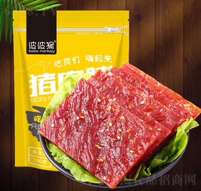 波波猴蜜汁味豬肉脯10