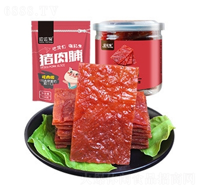 波波猴香辣豬肉脯100