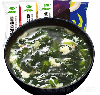 水益農早餐免煮速溶蔬菜蛋花湯休閑食品