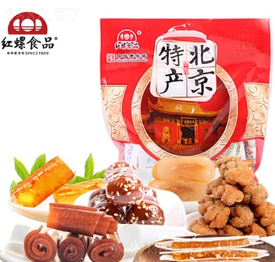 紅螺食品北京特產(chǎn)果脯大禮包500g