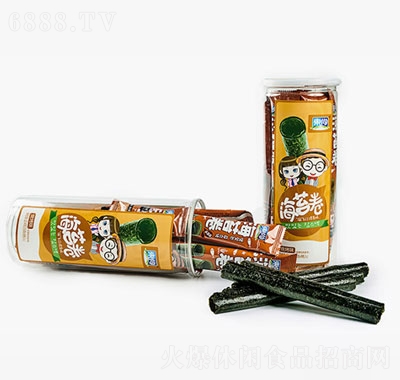 東尚泰式烤海苔卷（罐裝）燒烤味零食小吃