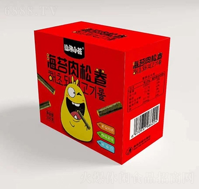 仙漁小苔海苔肉松卷100g盒裝網紅食品