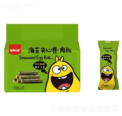 仙漁小苔海苔肉松卷140g休閑食品