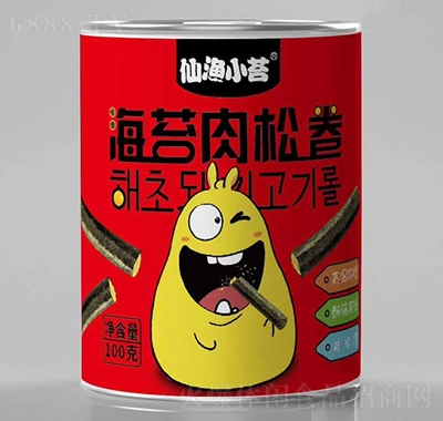 仙漁小苔海苔肉松卷休閑食品辦公室零食