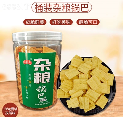 三把刷桶裝鍋巴孜然味雜