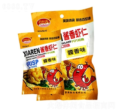 百世緣醬香蝦仁休閑零食