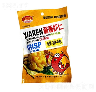 百世緣醬香蝦仁休閑零食
