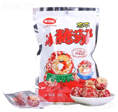 果潤園冰糖葫蘆凍干山楂