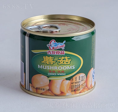 古龍蘑菇罐頭200g特色食品即食小吃