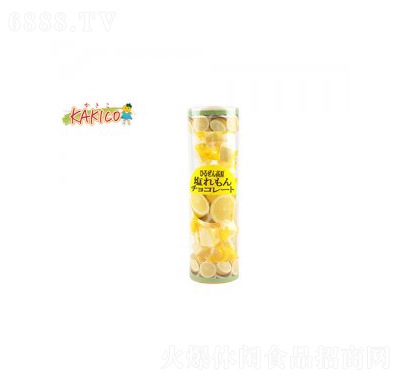 國和鹽檸檬巧克力瓶裝休閑零食超市食品