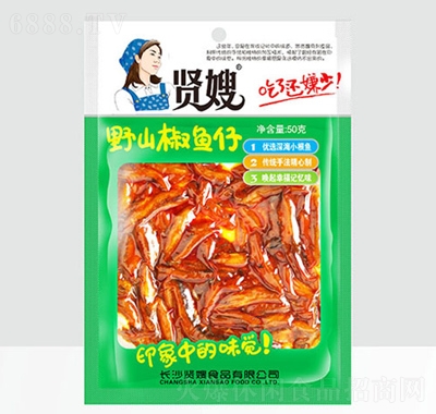 賢嫂野山椒魚仔50g風