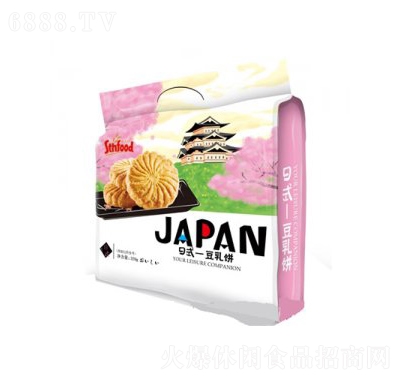 盛天紅日式豆乳餅320