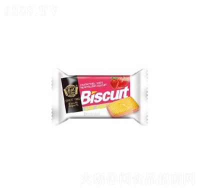 蔡記BISCUIT草莓夾心餅干超市食品代理