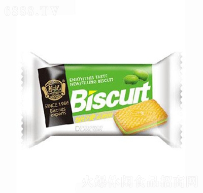 蔡記網紅小吃休閑食品BISCUIT綠豆爽夾心餅