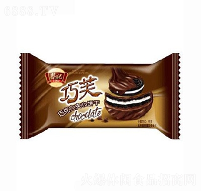 蔡記巧芙奶巧克力夾心餅干小賣部食品批發代理