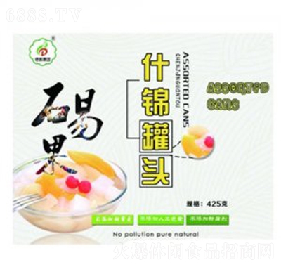 德高食品什錦罐頭休閑小