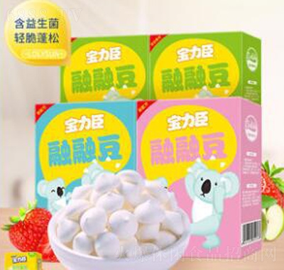 寶力臣溶豆蘋果味4盒休