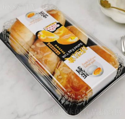 金龍船咸蛋餐包休閑零食