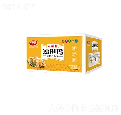 雙榮無蔗糖沙琪瑪燕麥味
