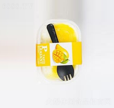 欣合蛋糕豆乳盒子奶油西式甜品芒果味千層糕點110克休閑零食