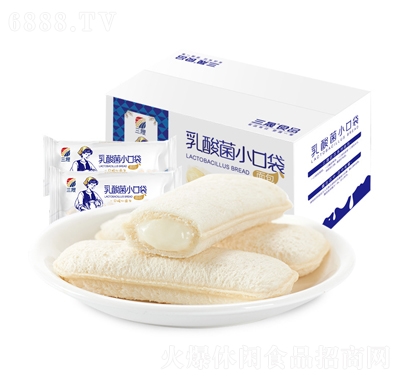 三晟乳酸菌小面包箱裝營養早餐代餐休閑食品