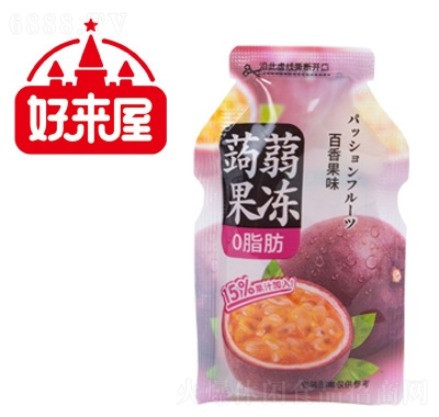 好來屋百香果味蒟蒻果凍