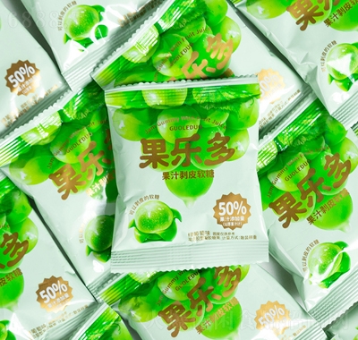 好來屋剝皮果汁軟糖青葡