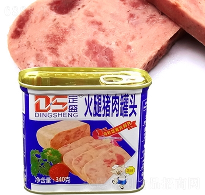 飄香遠大定盛340g火腿豬肉午餐肉罐裝垂釣郊游開蓋即食