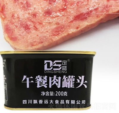 飄香遠大定盛午餐肉開罐即食火鍋泡面冒菜