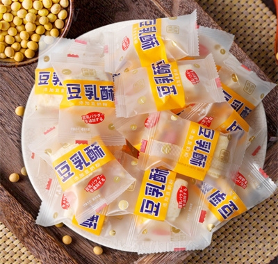 香港雅佳豆乳原味榴蓮味雪花酥桶裝糕點心喜糖休閑零食散裝