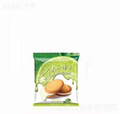 佬食仁夾心餅干青檸味休