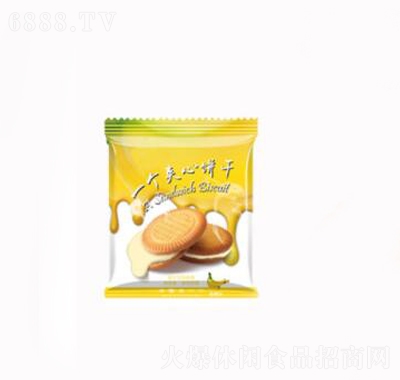 佬食仁夾心餅干香蕉味休