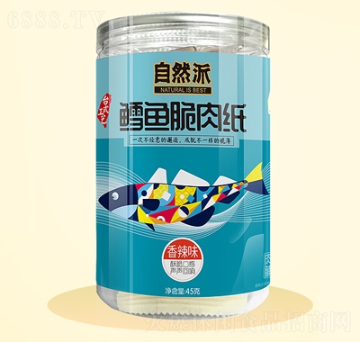 自然派鱈魚脆肉紙罐裝肉