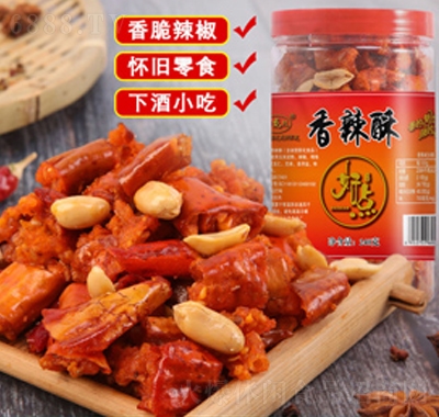 好點兒花生香辣酥小吃