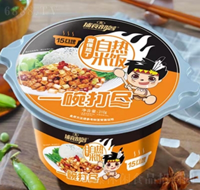 捕食部落宮保雞丁自熱米