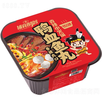 捕食部落鴨血魚丸香辣小