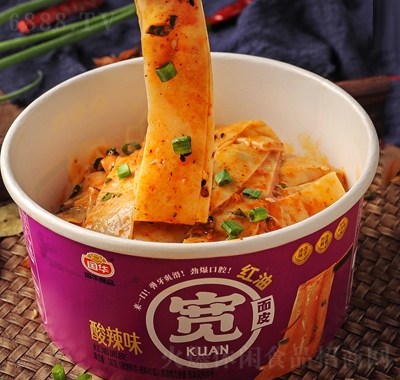 國華紅油面皮酸辣味125克