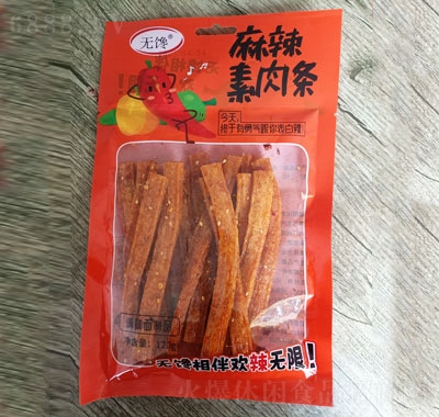無饞辣條麻辣素肉條零食