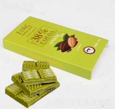 千言萬語巧克力排塊抹茶