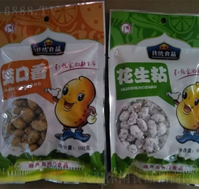 鳴門食品滿口香花生粘休