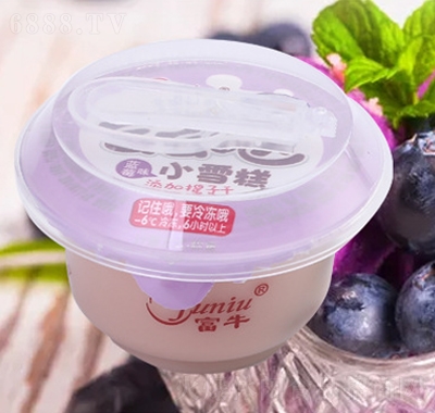 富牛多口味么么噠小雪糕藍莓味