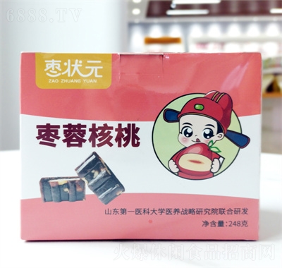 棗狀元棗蓉核桃248g