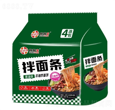 食客豐拌面條蔥油味80gX4包