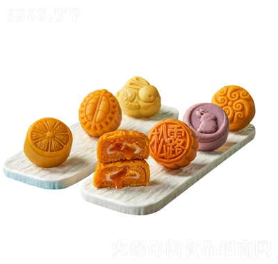 杏花灣奶黃流心月餅精品
